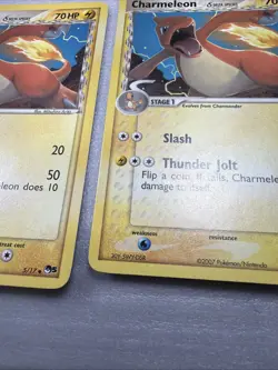 Charmeleon Delta Species 5/17 POP 5 Promo 2007 Non-Holo Vintage Pokemon NM 4x - Image 3