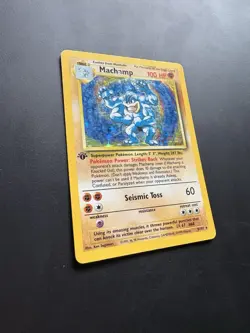 Pokemon TCG Machamp Holo Rare 1st Edition Base Set 8/102 - HP - Image 2