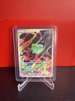 Pokemon Bulbasaur IR Mega Evolution 133/132 In Hand English - NM- Pack Fresh - Image 1