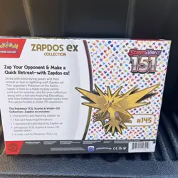 Pokemon Scarlet And Violet 151 Zapdos EX Collection Box - New Factory Sealed - Image 2