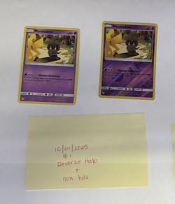 Pokemon TCG Marshadow 103/236 S&M: Cosmic Eclipse Reverse Holo&Non Holo Set of 2 - Image 3