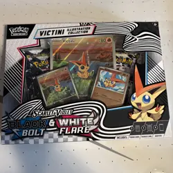 Pokemon TCG Black Bolt & White Flare Victini Illustration Collection Box - Image 1