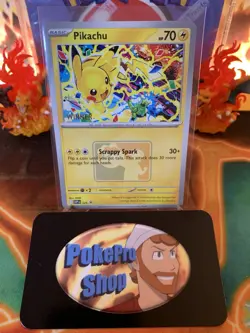 2025 Pokemon Pikachu SVP225 Worlds Celebration Tournament Winner Promo - NM - Image 1