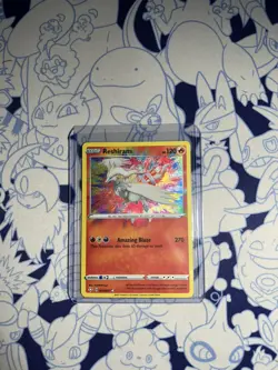 Pokemon TCG Reshiram Shining Fates 017/072 Holo Amazing Rare - Image 1