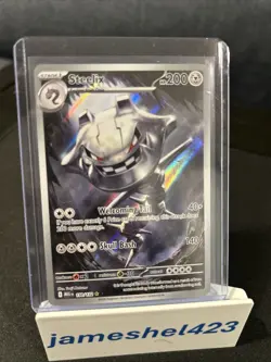 Steelix 150/132 Illustration Rare Pokemon Mega Evolution English NM - Image 1