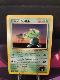 Erika's Oddish 78/132 Pokemon TCG Gym Heroes Unlimited LP - Image 1