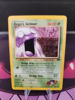 Koga's Grimer 78/132 Pokemon TCG Gym Challenge LP - Image 3