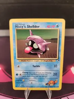 Misty's Shellder 89/132 Pokemon TCG Gym Heroes Unlimited LP - Image 1