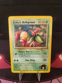 Erika's Bellsprout 75/132 Pokemon TCG Gym Heroes Unlimited LP - Image 1