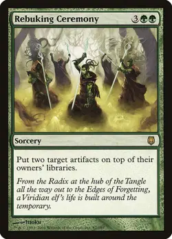 REBUKING CEREMONY - Darksteel - MTG Magic the Gathering Card - Rare - Image 1