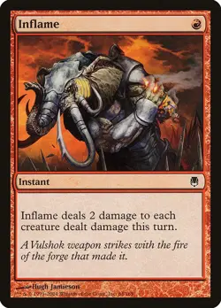 INFLAME - Darksteel - MTG Magic the Gathering Card - Common - Image 1
