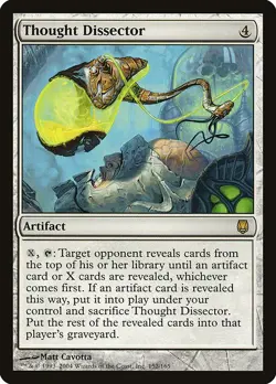 THOUGHT DISSECTOR - Darksteel - MTG Magic the Gathering Card - Rare - Image 1