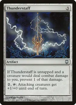 THUNDERSTAFF - Darksteel - MTG Magic the Gathering Card - Uncommon - Image 1
