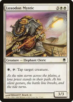 LOXODON MYSTIC - Darksteel - MTG Magic the Gathering Card - Common - Image 1
