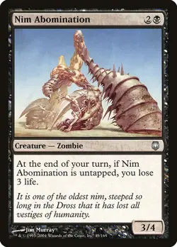 NIM ABOMINATION - Darksteel - MTG Magic the Gathering Card - Uncommon - Image 1
