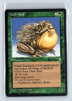CHUB TOAD - MTG Magic the Gathering Card - Ice Age - Common - Image 1