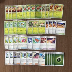Pokemon Trading Card Game Bulk Lot Collection with Deck Parts and Case - Image 5