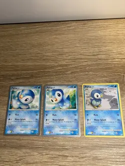 Pokemon TCG Piplup Card Lot - World Championships 2008 - DP Trainer Kit - Image 1