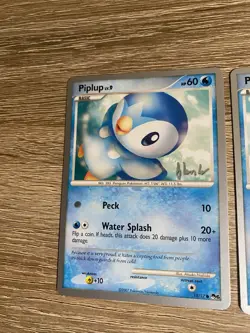 Pokemon TCG Piplup Card Lot - World Championships 2008 - DP Trainer Kit - Image 2