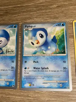 Pokemon TCG Piplup Card Lot - World Championships 2008 - DP Trainer Kit - Image 3