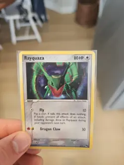 Rayquaza 3/17 Series 1 Pokemon Organized Play Holo Rare Promo Card HP - Image 3