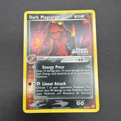 Pokemon Dark Magcargo TCG Team Rocket Returns Card 38/109 Reverse Holo Stamped - Image 1