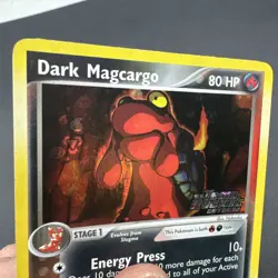 Pokemon Dark Magcargo TCG Team Rocket Returns Card 38/109 Reverse Holo Stamped - Image 5