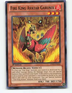 Fire King High Avatar Garunix LTGY-EN034 1st Edition YuGiOh Card - Image 1