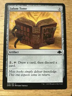 Jalum Tome - NM - Dominaria Remastered - MTG - Magic - Image 1