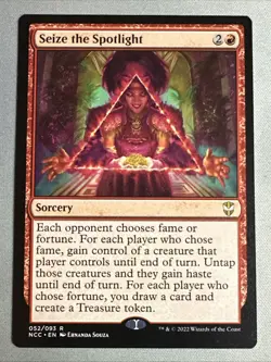MTG / Seize the Spotlight / NCC / #52 / Regular / Rare / NM - Image 1