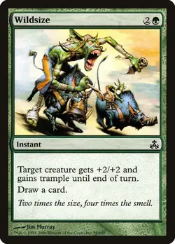 Wildsize 2x FOIL GPT MTG Guildpact Common MINT green - Image 1