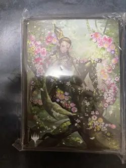 MTG Nissa, Resurgent Animist Playmat & Sleeve set New Sealed Japan WotC official - Image 1