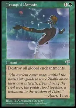 Tranquil Domain - Medium Play MTG Mirage - Image 1