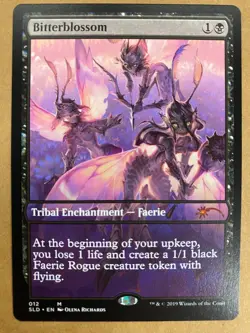 MTG 1x Bitterblossom # 12 Secret Lair Drop Modern Magic the Gathering Card x1 NM - Image 1