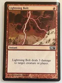 LIGHTNING BOLT M11 2011 MTG Magic the Gathering - Image 1