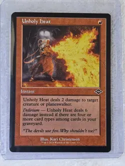 MTG Unholy Heat FOIL - Modern Horizons 3 (MH3) #145 Magic Card NM - Image 5