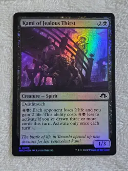 MTG Kami of Jealous Thirst FOIL - Modern Horizons 3 (MH3) #98 Magic Card NM - Image 1