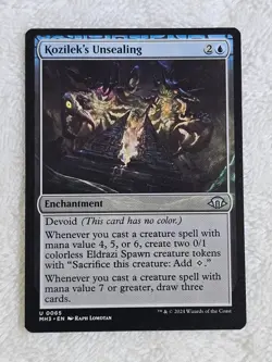 MTG Kozilek's Unsealing - Modern Horizons 3 (MH3) #65 Magic Card U NM - Image 1