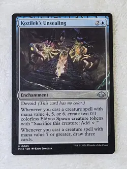 MTG Kozilek's Unsealing - Modern Horizons 3 (MH3) #65 Magic Card U NM - Image 2