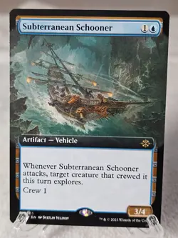 MTG Subterranean Schooner (Extended Art) #365 The Lost Caverns of Ixalan Rare NM - Image 1