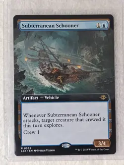 MTG Subterranean Schooner (Extended Art) #365 The Lost Caverns of Ixalan Rare NM - Image 4