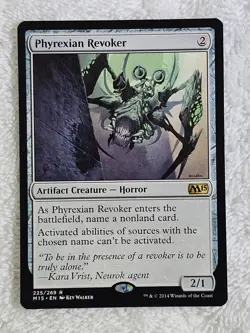 MTG Phyrexian Revoker #225 Magic 2015 (M15) Magic Gathering Card Rare NM - Image 1