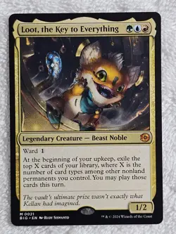 MTG Loot, the Key to Everything Outlaws of Thunder Junction (BIG) #21 Mythic NM - Image 1