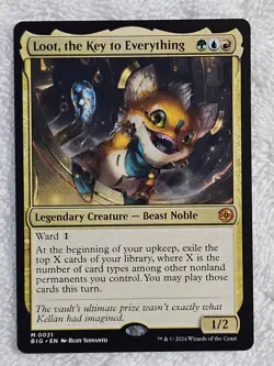 MTG Loot, the Key to Everything Outlaws of Thunder Junction (BIG) #21 Mythic NM - Image 2