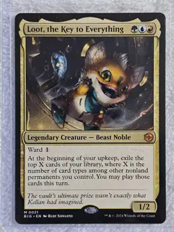 MTG Loot, the Key to Everything Outlaws of Thunder Junction (BIG) #21 Mythic NM - Image 5