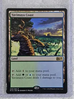 MTG Yavimaya Coast #249 Magic 2015 (M15) Magic Gathering Card Rare NM - Image 4