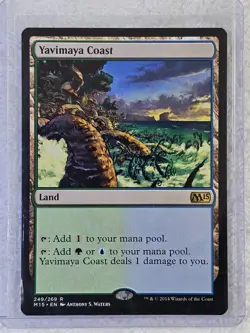 MTG Yavimaya Coast #249 Magic 2015 (M15) Magic Gathering Card Rare NM - Image 5