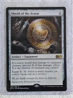 MTG Shield of the Avatar #230 Magic 2015 (M15) Magic Card Rare NM - Image 4