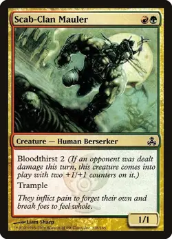 Scab-Clan Mauler 2x FOIL GPT MTG Guildpact Common MINT red green - Image 1