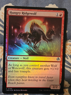 Hungry Ridgewolf FOIL Innistrad Remastered MTG Magic - Image 1